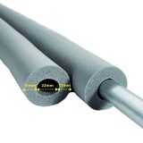 Izolație Țevi &Icirc;ncălzire 22mm, Cauciuc, 2m, Termică 10mm, Neagră