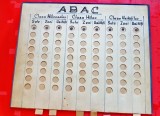 G589-ABAC-Socotitoare veche perioada RSR pe carton gros. Marimi: 24/ 19,5 cm.