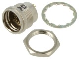 Conector circular HR25 soclu tată drept 1A