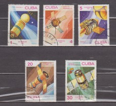 A12 S3 6 - Timbre foarte vechi - Cuba - cosmos - statii spatiale
