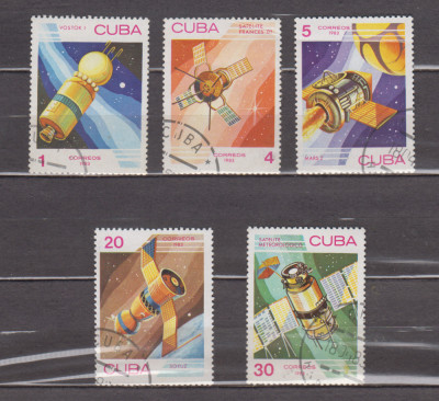 M2 TS2 6 - Timbre foarte vechi - Cuba - cosmos - statii spatiale foto