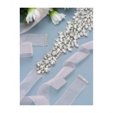 Cumpara ieftin Cordon Rochie, Model cu Strasuri , 270X6cm, Roz - 65620