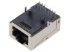 Conector RJ45 ADAM TECH Cat 6a Ecranat 8P8C cu Transformator, Montare PCB 90&deg;, THT