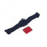 Cumpara ieftin Curea nylon casca bicicleta cu adeziv, rotativa - 360 gr pentru GoPro / SJCAM / Xiaomi GP191