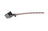 Cumpara ieftin Zgarda fosforescenta pentru caini si pisici, 27 cm, silicon si metal, clopotel, roz/transparent, Oem