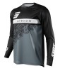 Tricou cross/enduro Shot Racing Devo Roll negru/gri/alb marime L