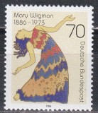 Germania 1986 - Mary Wigman - Dansatoare, MNH, Nestampilat