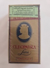 Pachet țigări de colecție Cleopatra Luxe &ndash; Sigilat / Vintage