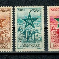 Maroc 1957 - Targul din Casablanca, P.A., serie neuzata