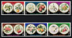 RAS AL KHAIMA 1972 - Flori si fructele lor/ serie completa MNH