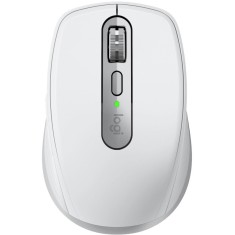 Mouse wireless Logitech MX Anywhere 3S for Mac, Bluetooth, Scroll MagSpeed, Multidevice, USB-C, Pale Grey