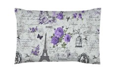 Fata de Perna 50x70, 100% bumbac standard, model paris mov 207