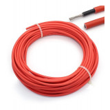 4mm2 (12AWG) cablu pentru panouri solare - rosu sau negru - 1 Metru-Culoare Roșu