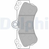 DELPHI LP2057 set placute frana,frana disc