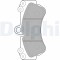 DELPHI LP2057 set placute frana,frana disc