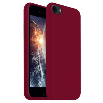 Husa APPLE iPhone 7 \ 8 - Silicone Cover (Visiniu) Blister foto