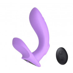 Stimulator Prostata Aisha Vibrating&amp;Tapping Remote Control Silicon Mov USB Guilty Toys