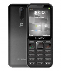 Telefon mobil Allview M20 Luna Ecran 2.8inch TFT Dual SIM Functie SOS Radio FM Negru foto