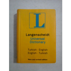 Langenscheidt Universal Dictionary: Turkish - English / English - Turkish - H. J. Kornrumpf