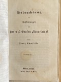 Beleuchtung Der Aufkl&auml;rungen Des Herrn L. Grafen Ficquelmont carte veche