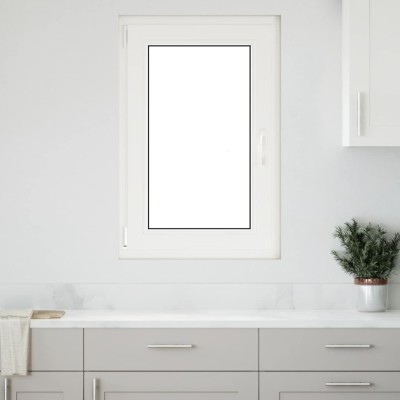 Fereastră de subsol &amp;bdquo;RISOR&amp;rdquo; 60x100 cm oscilo-batantă DIN st&amp;acirc;nga antracit foto