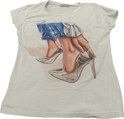 Tricou dama, model cu pantofi, marimea S foto