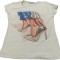 Tricou dama, model cu pantofi, marimea S