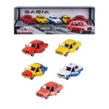 MAJORETTE DACIA 1300 SET 5 MASINUTE METALICE SCARA 1: 64