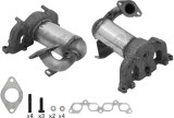 Catalizator Ford Fiesta 5, , Fiesta 6, , Fusion, ; Mazda 2, , 1.25 16V, 1.4 16V, 1.4, 1.25, 1.25, Euro 4, Catalizator si kit instalare, EEC