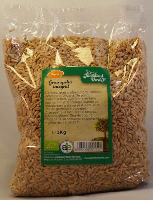 Grau Spelta Integral Bio Paradisul Verde 1kg foto