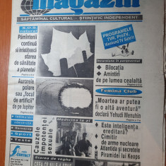 ziarul magazin 1 iunie 1995- articol despre cernobal