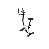 Bicicleta fitness, cu ecran lcd max 100kg, culoare alb si negru