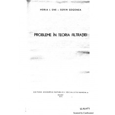 Probleme in teoria filtratiei-Horia I. Ene, Sorin Gogonea