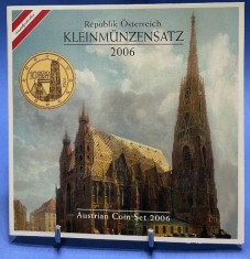 AUSTRIA 2006 - Set monetarie 1 cent-2 euro -folder/ BU