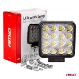 Proiector LED Auto 48W, 4000lm, 9-60V, 6000K, Omologare E9, IP67, 108mm