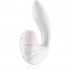Satisfyer SUPERNOVA DOUBLE AIR PULSE vibrator cu stimularea clitorisului White 14,5 cm