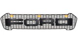 Grila radiator negru mat cu LED portocaliu Ford Ranger T8 2019-2022 - FGT81920 Black