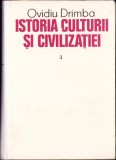 HST C6274 Istoria culturii și civilizației volumul III 1990 Ovidiu Drimba