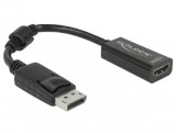 Adaptor DisplayPort la HDMI T-M pasiv Negru, Delock 61849