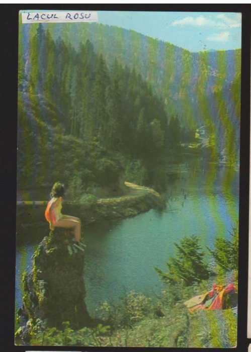 CPIB 22465 - CARTE POSTALA - LACUL ROSU