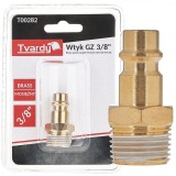 Conector rapid din alama tip tata, filet exterior 3 / 8&quot;, Tvardy T00282