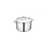 Oala cu capac din inox, 30X20cm 14litri, compatibila cu toate tipurile de aragaz, Korkmaz