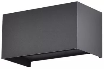 Lampa led 24w 4000k alb neutru ip65 - negru foto