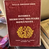 Istoria medicinei militare romanesti - Gheorghe Sanda cu dedicatie