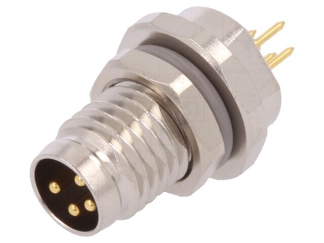 Conector M8 Tată 4 Pin IP67 30V 2,5-4mm