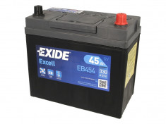 Baterie EXIDE 12V 45Ah 330A EXCELL (R+ Borna standard) 234x127x220 B00 - fara flansa montare foto