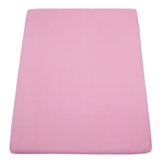 Cearceaf pat cu elastic 160x200 cm roz