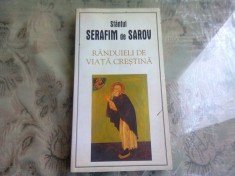 SFANTUL SERAFIM DE SAROV - RANDUIELI DE VIATA CRESTINA foto