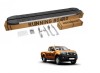 Praguri Laterale Treapta Nissan Navara D23 (2015-2021) ALM, Aluminiu + ABS, 203cm, Montaj Fara Gaurire, Premium