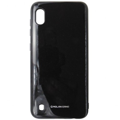 Husa silicon TPU Molan Cano Hana Pearl negru pentru Samsung Galaxy A10, M10 foto